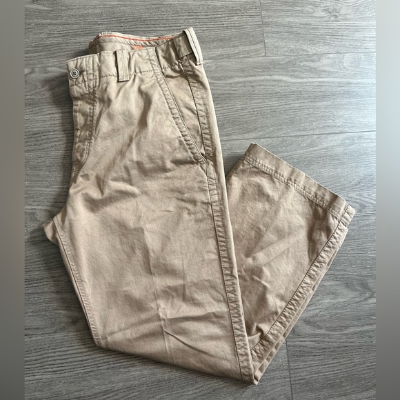 GAP Men's Khakis Tan Straight Fit Cotton Pants 38X30 - Picture 7 of 7
